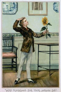 With Yearnings For Your Intense Joy, victoriansk julekort, udgivet af Hildesheimer und Faulkner, London, ca. 1880